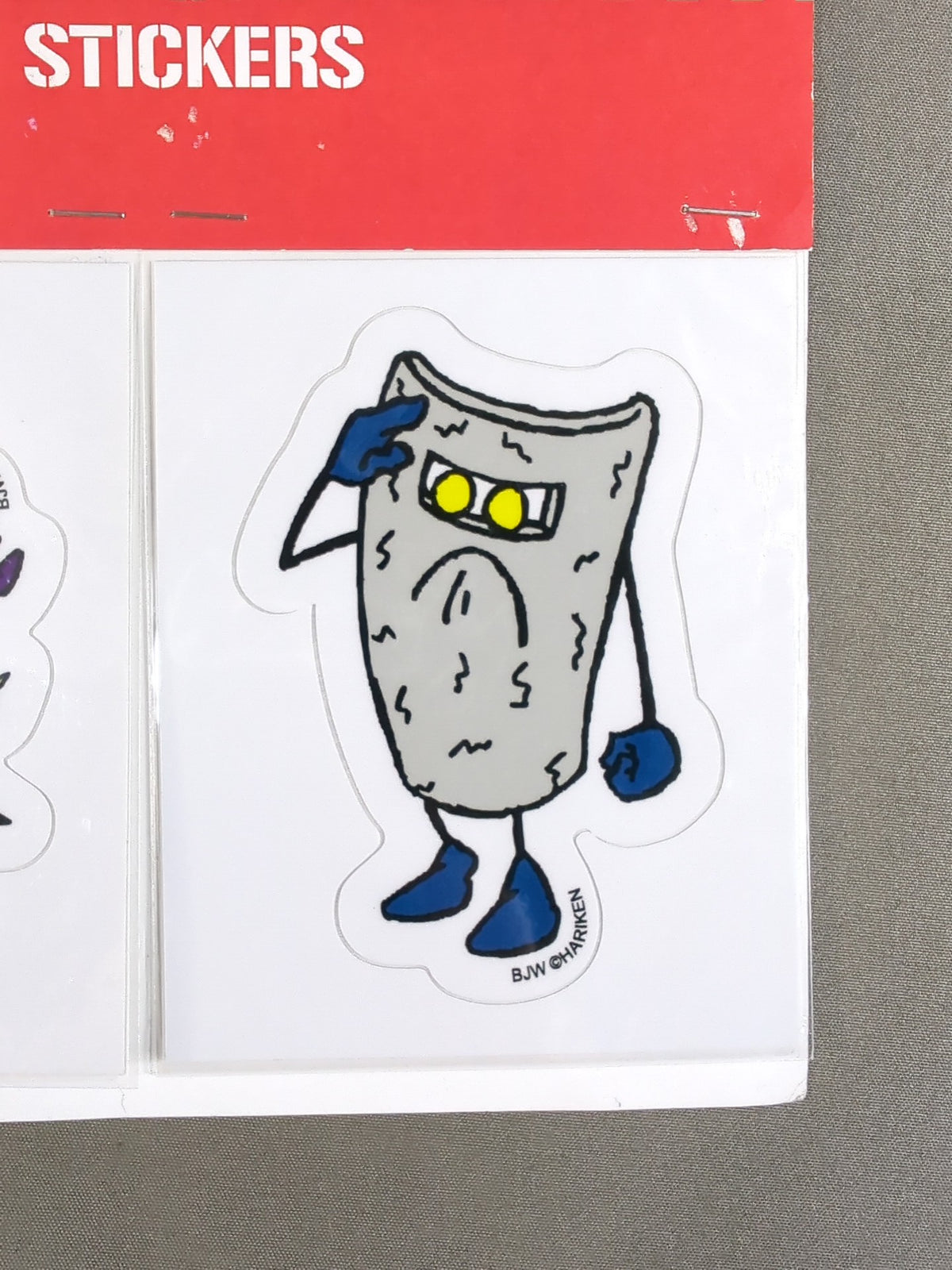 HARIKEN × Big Japan Pro Wrestling 'BJW GANG' Sticker Set (Bloody)
