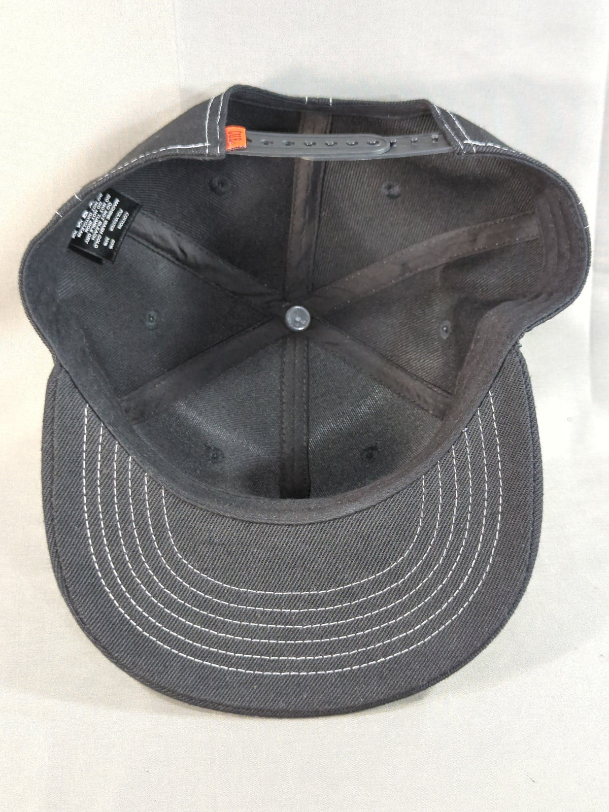 Piledriver Harajuku "ROCK SKULL" Cap (Black×White)