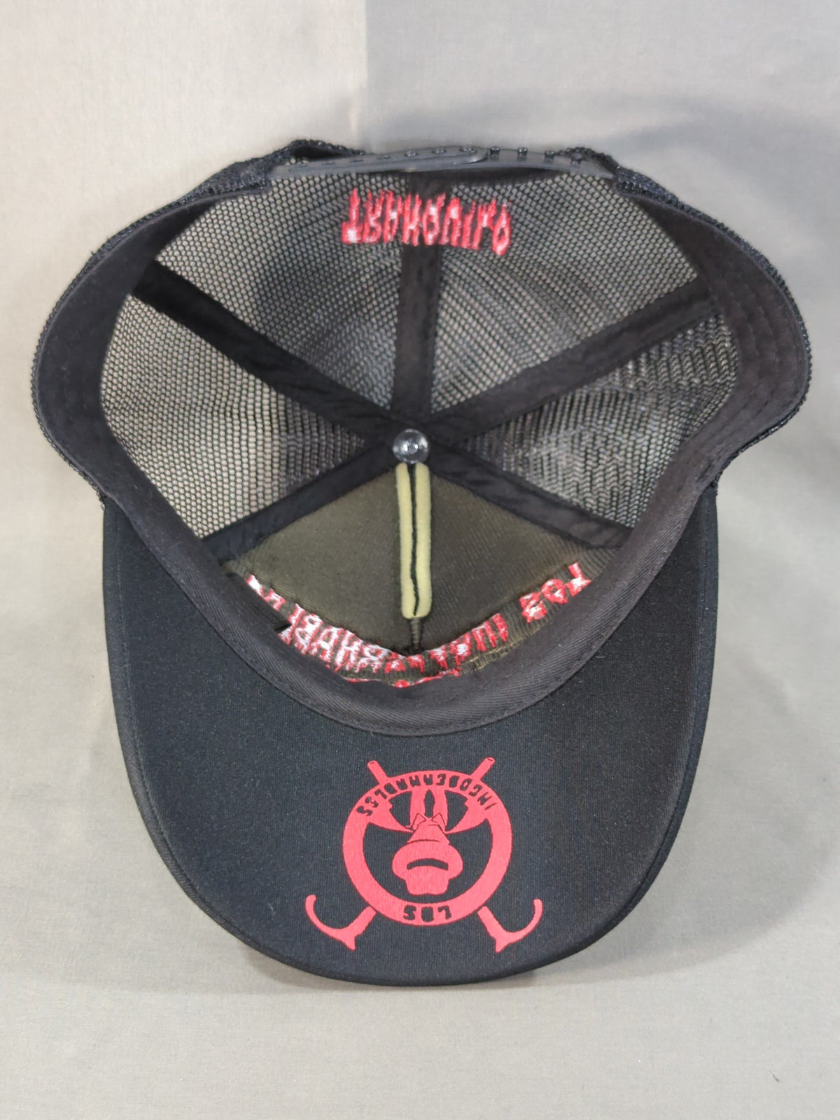 L.I.J Mesh Cap (5) (TRANQUILO/Black×Red)