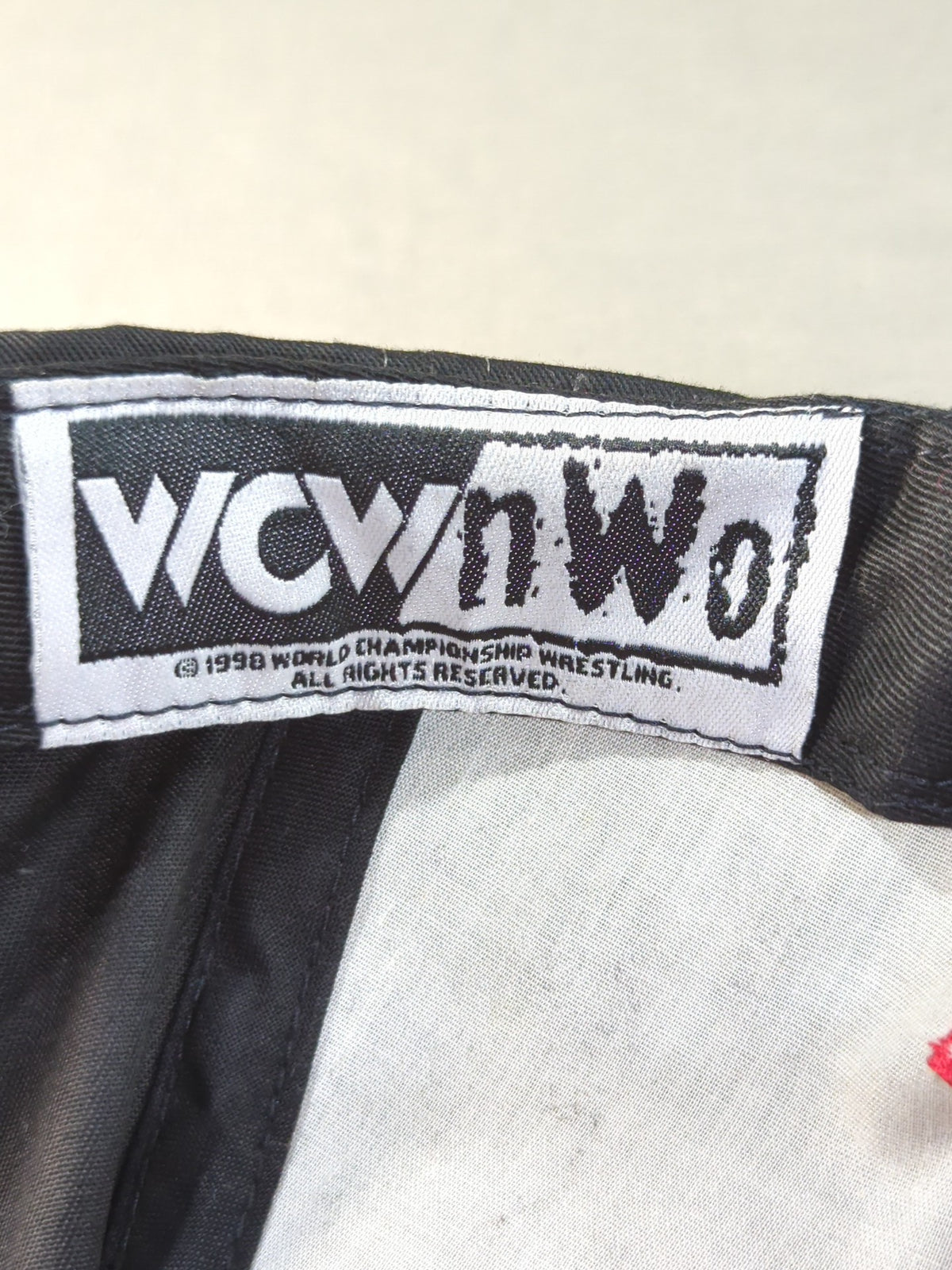 nWo (Wolfpack) Cap (2) (WCW/Black×Red)