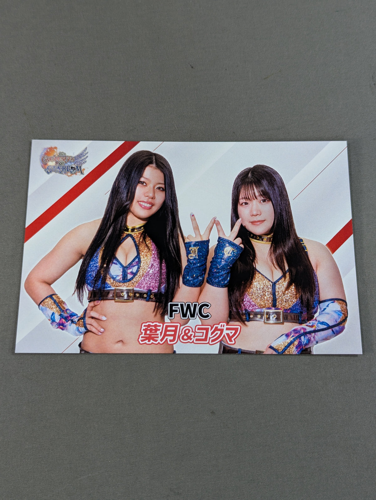FWC (Hazuki & Koguma) Postcard (14th GODDESSES OF STARDOM)