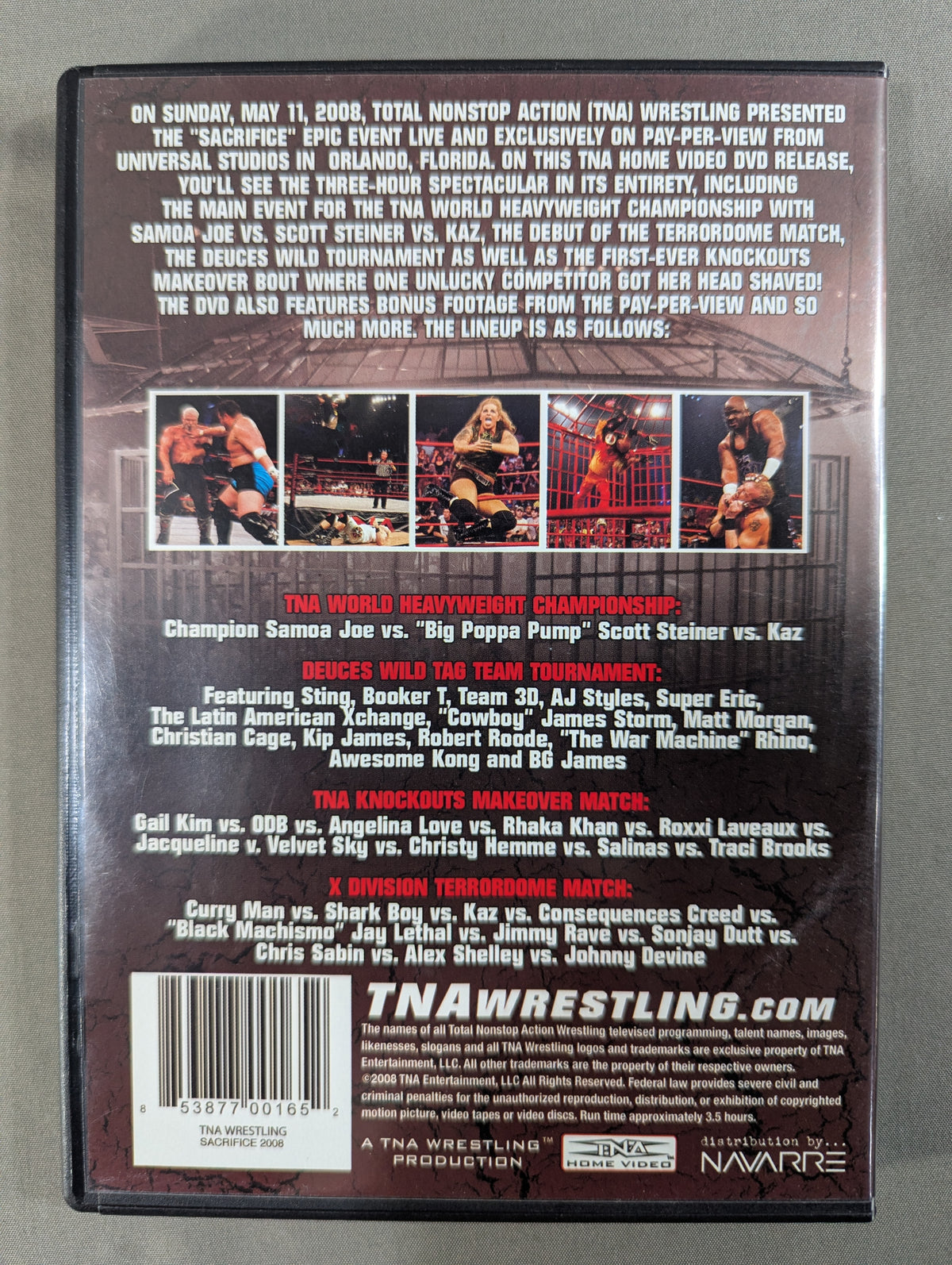 TNA SACRIFICE 2008