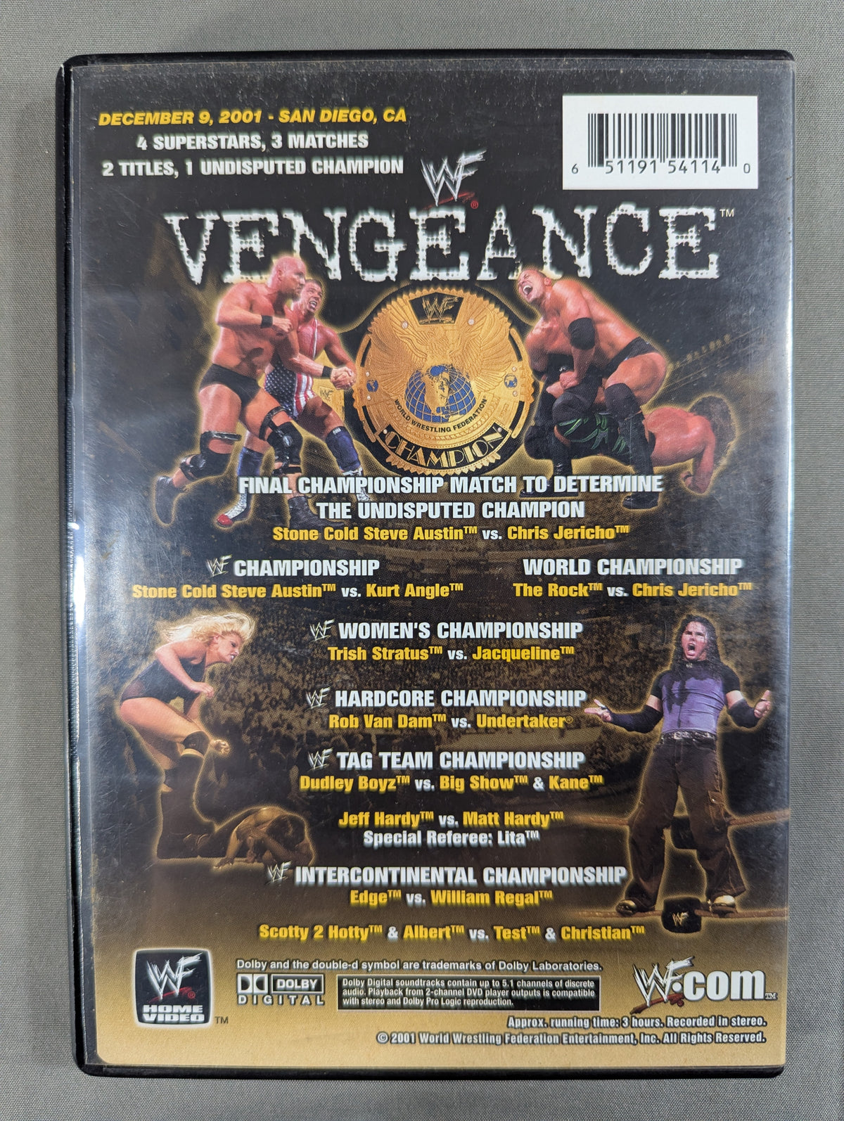 WWF VENGENCE 2001