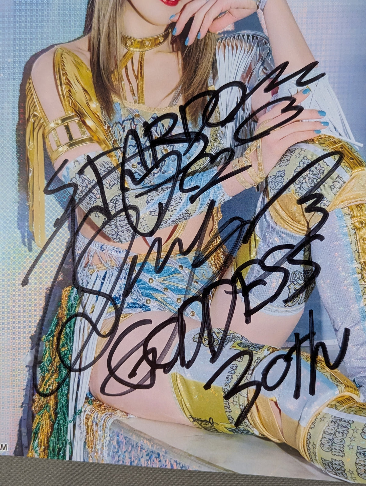 Saya Kamitani hand signed autograph Stardom Pro-Photo (E-5)