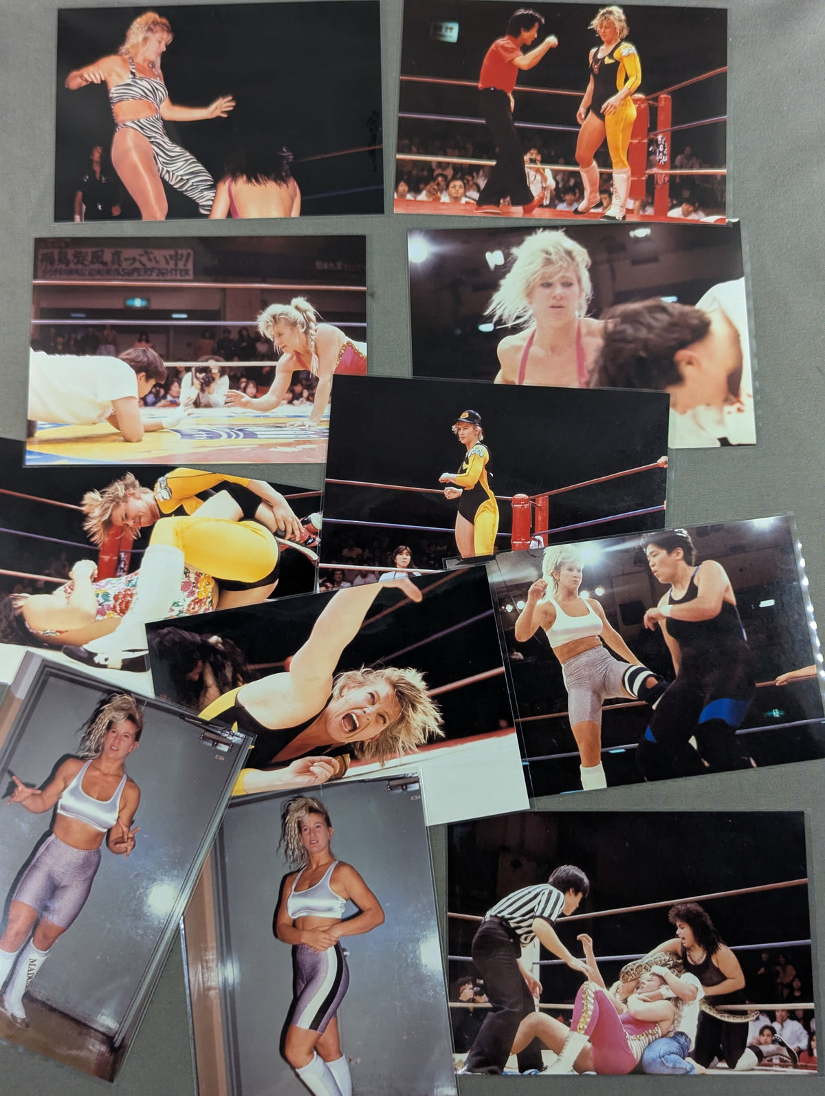 Medusa (Alundra Blayze ) All Japan Women\'s Pro Wrestling photo Set