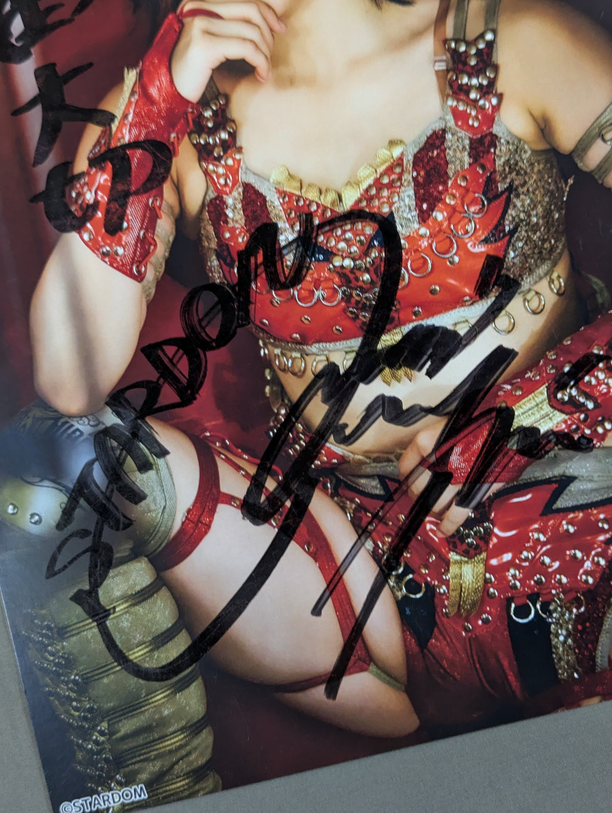 Utami Hayashishita hand signed autograph Stardom Pro-Photo (B-2)
