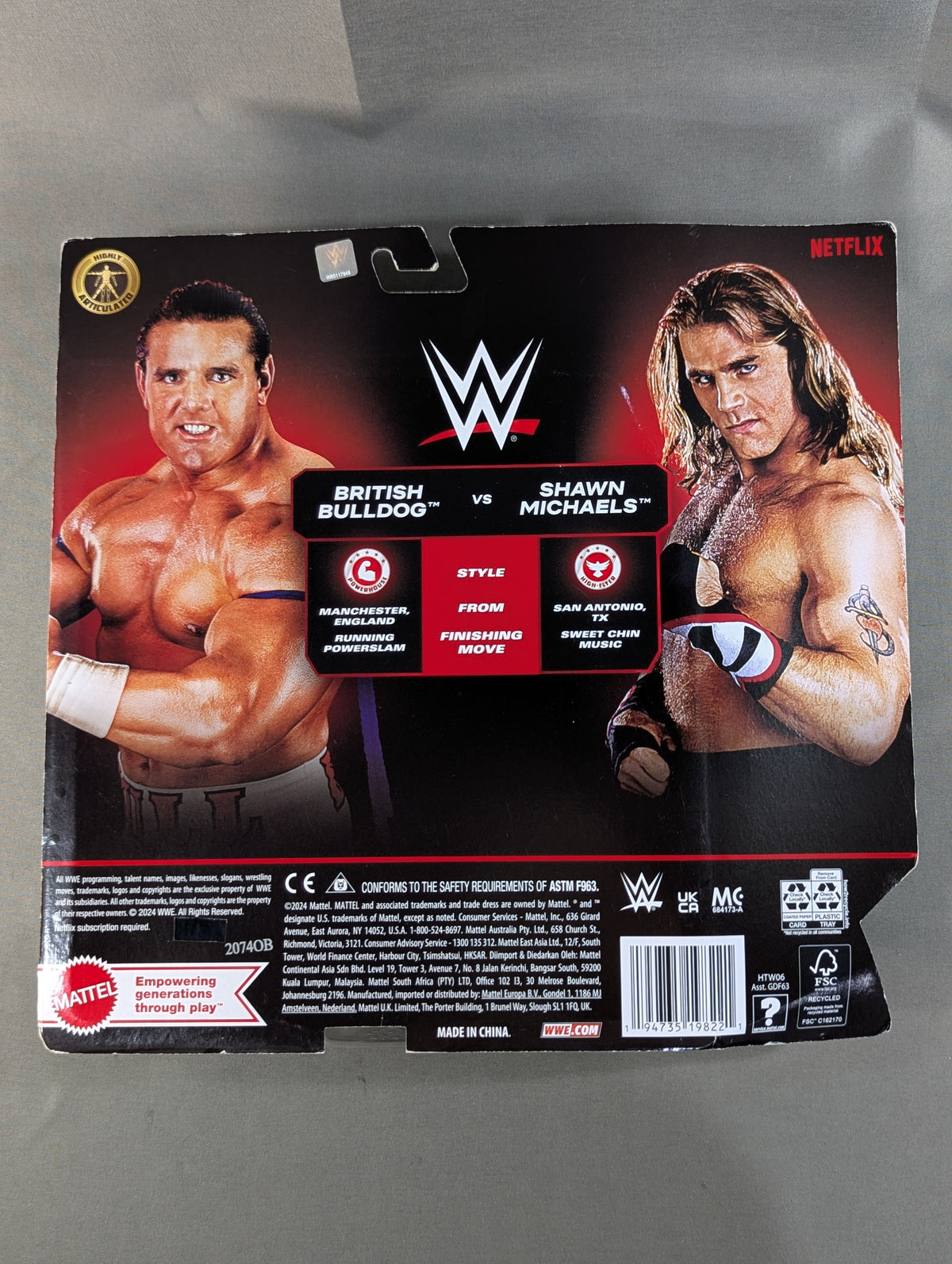 British Bulldog vs Shawn Michaels