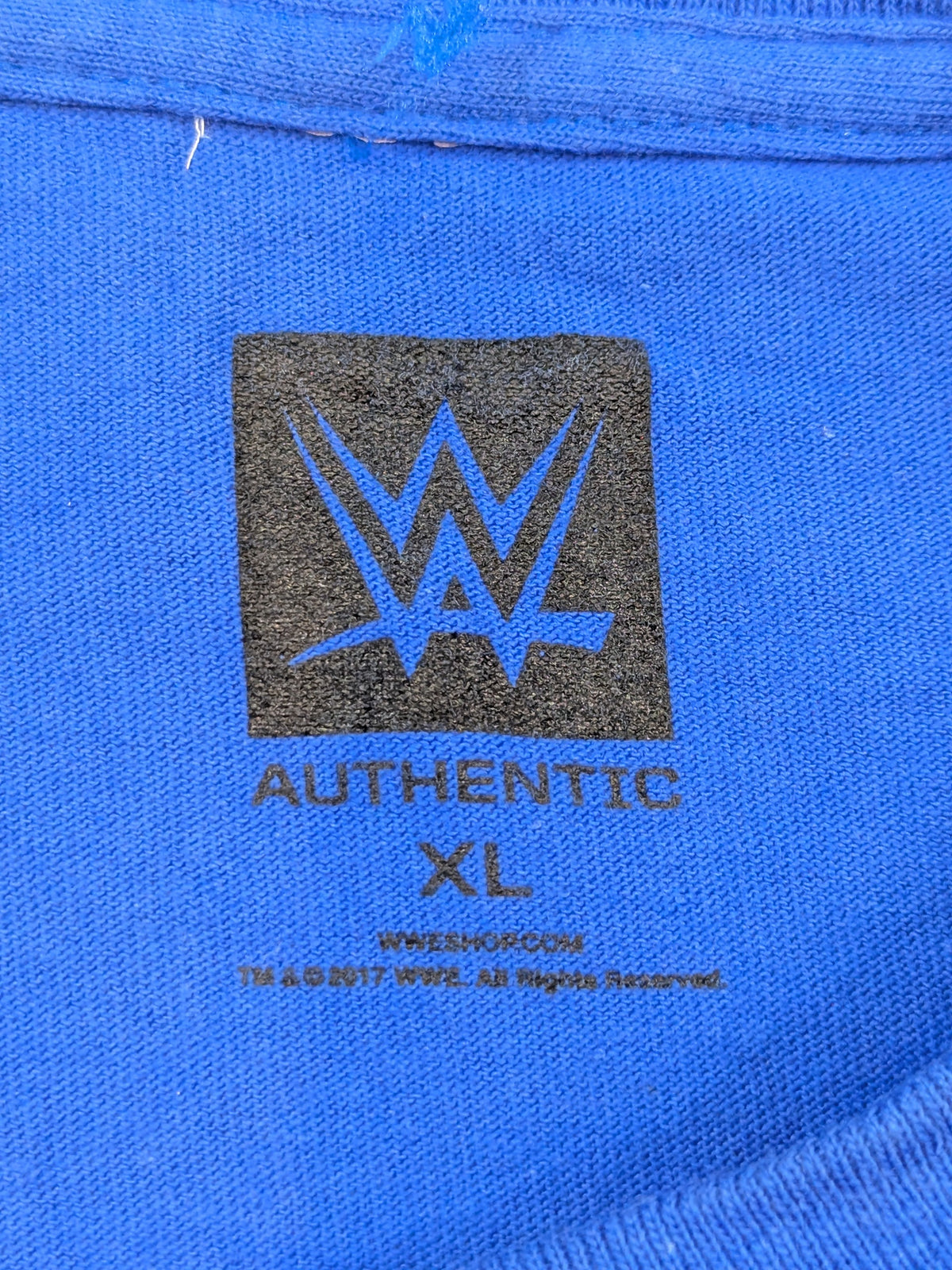 WWE LIVE TOKYO 2017 T-Shirt (WWE (2017) / Blue)