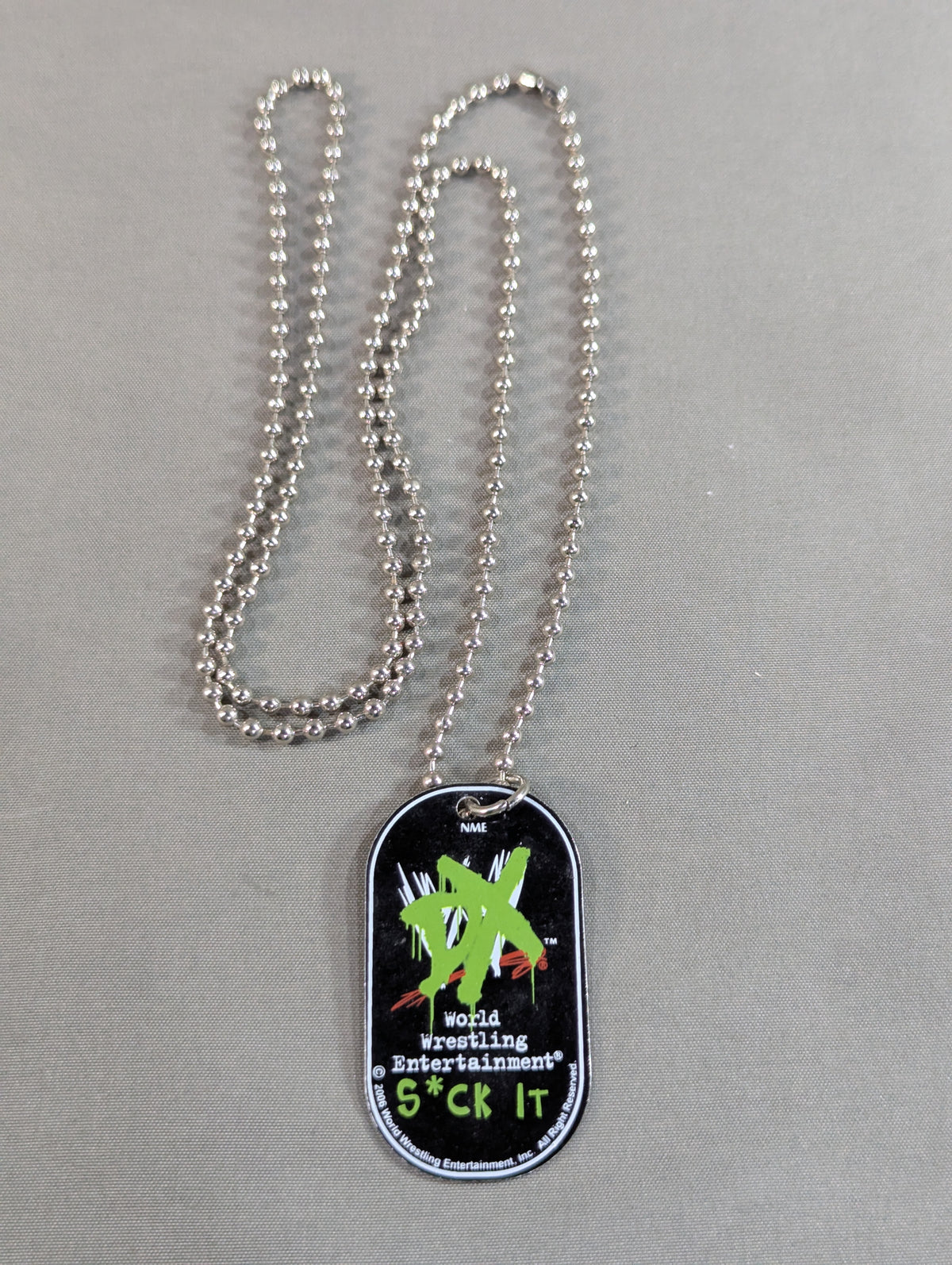 D-Generation X "S*CK IT" Dog Tag Necklace