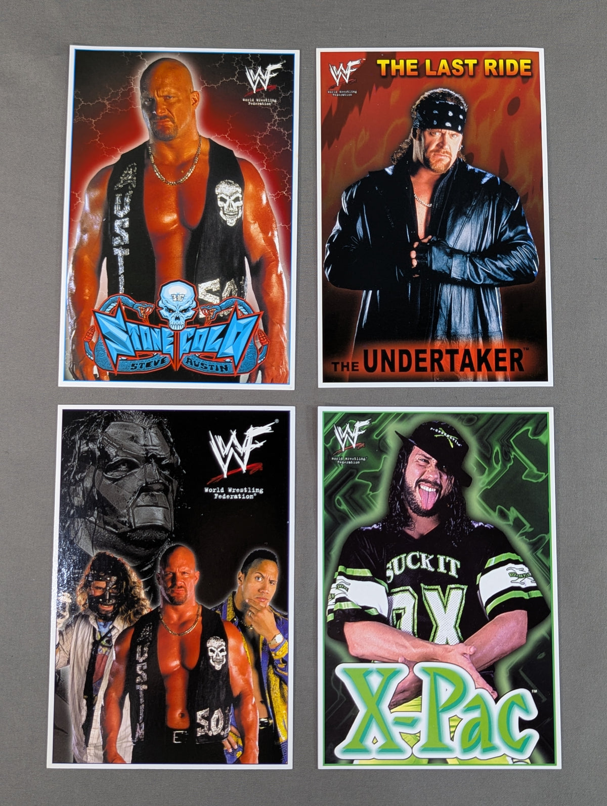 ★WWE(WWF) SUPERSTARS Postcard★ Sets(1)