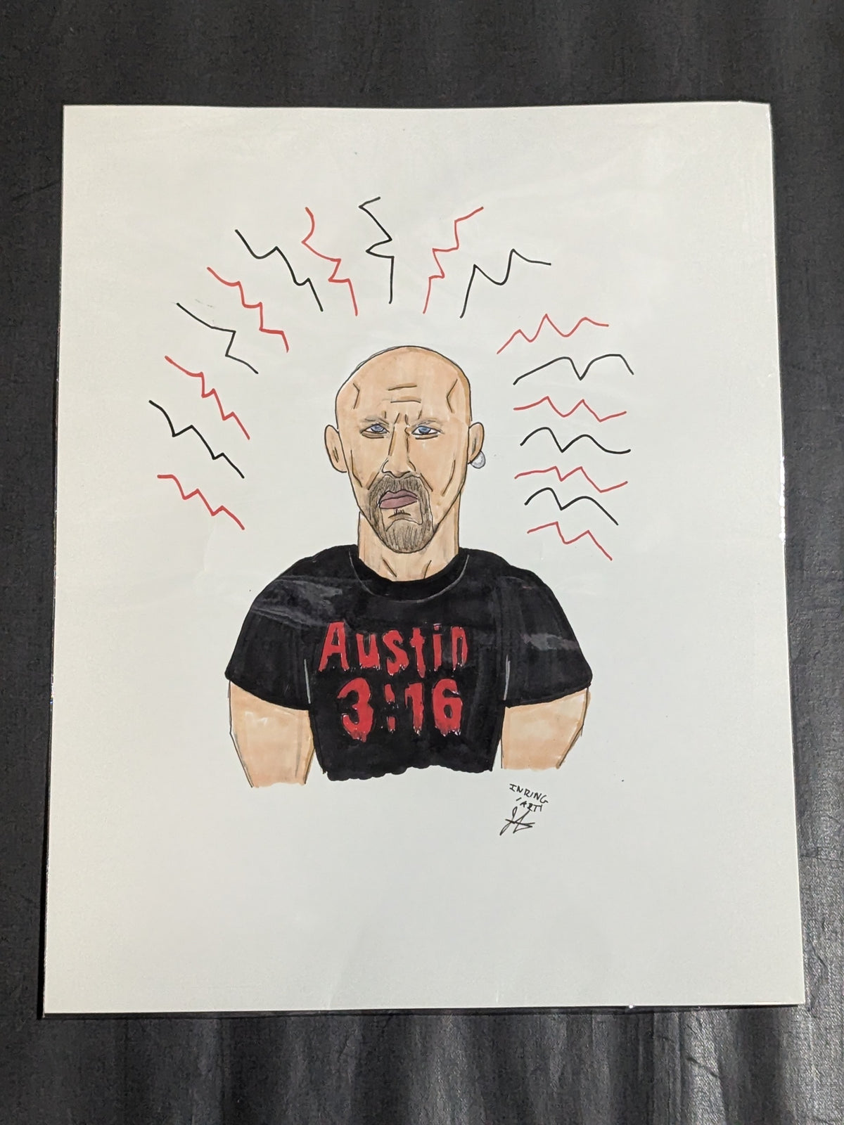 Stone Cold Steve Austin INRING ART