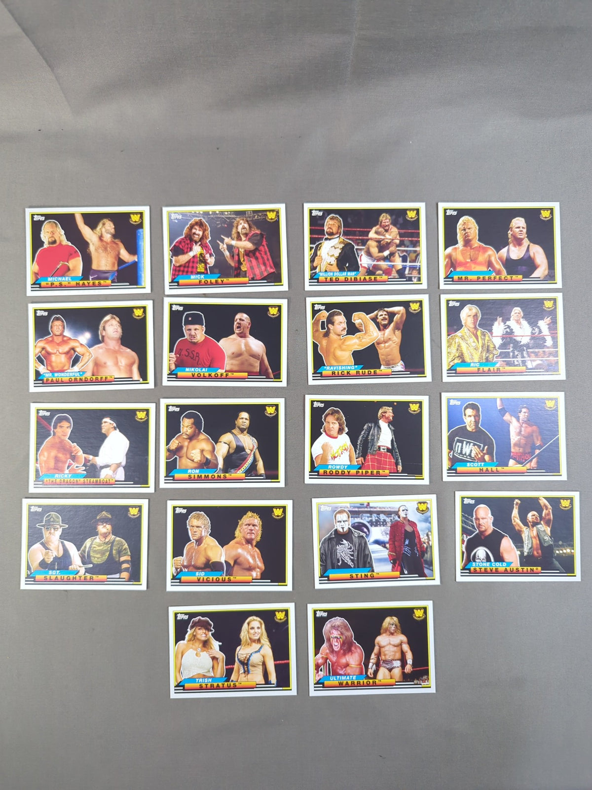 2018 Topps WWE Heritage BIG LEGENDS レギュラーカード50枚コンプリートセット!!