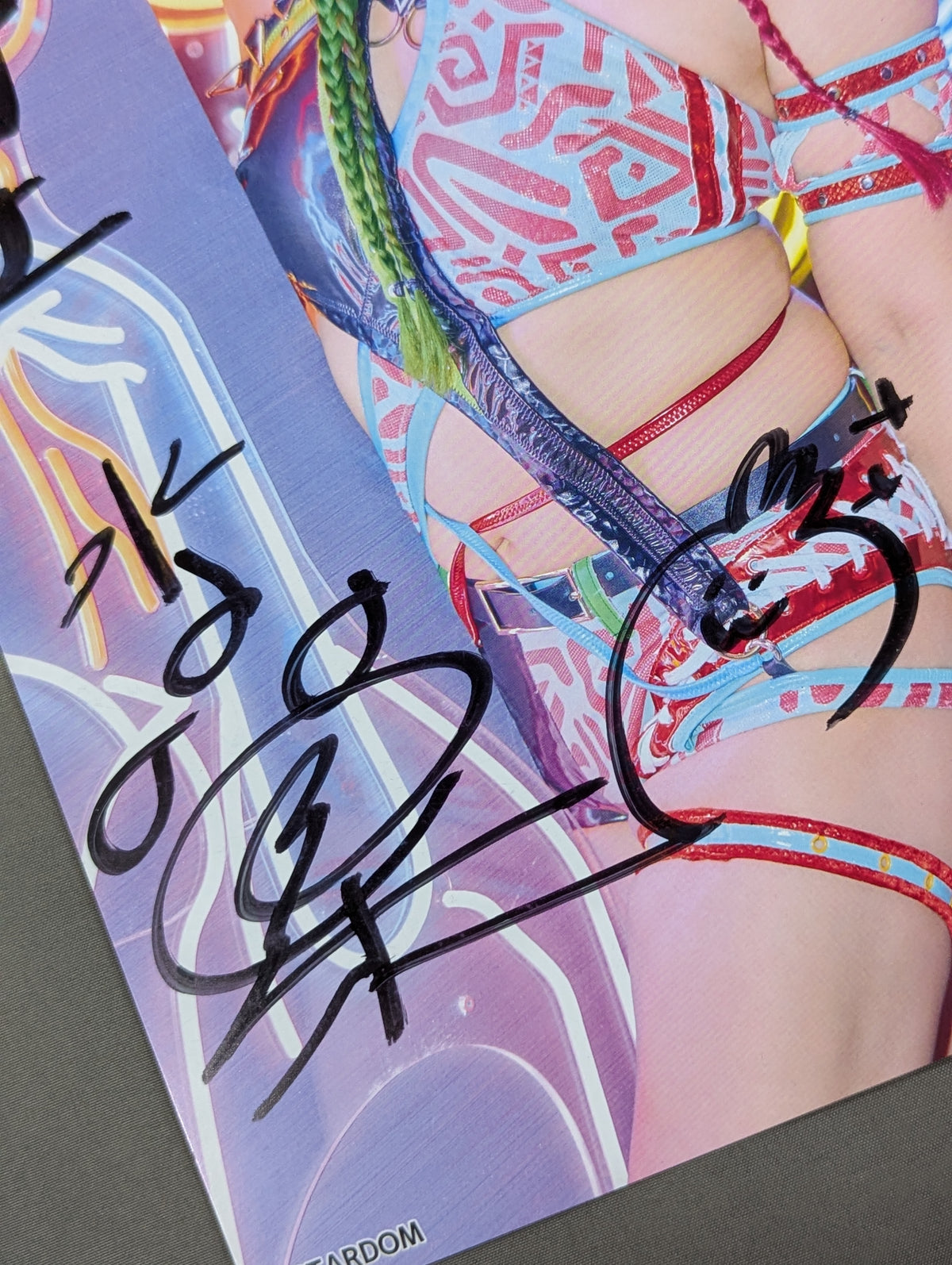 水森由菜 直筆サイン入り スターダムポートレート(B-8)