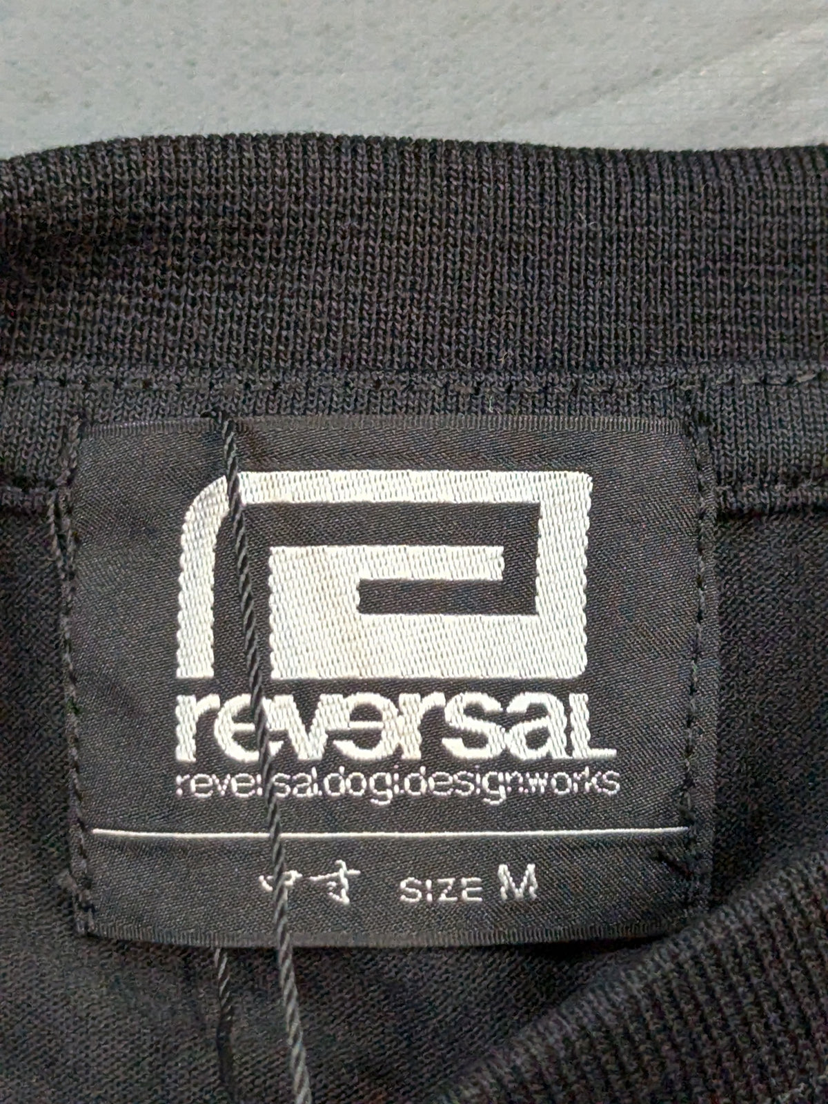 reversal Logo T-Shirt (1) (Black)