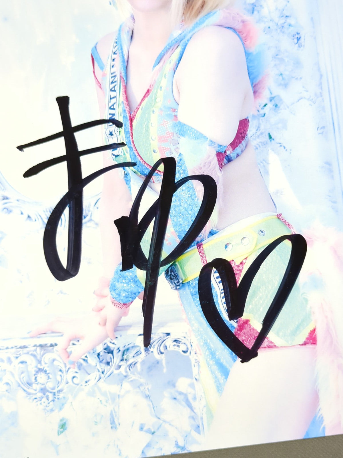 Mayu Iwatani hand signed autograph Stardom Pro-Photo (B-7)