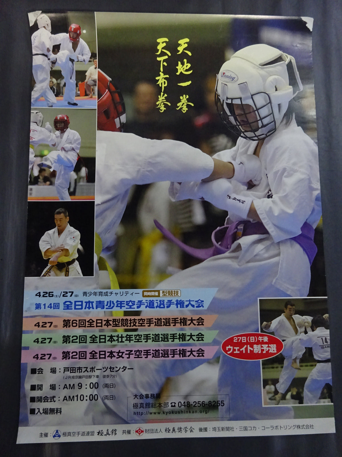 Kyokushin KARATE Tournament Poster Set (4)