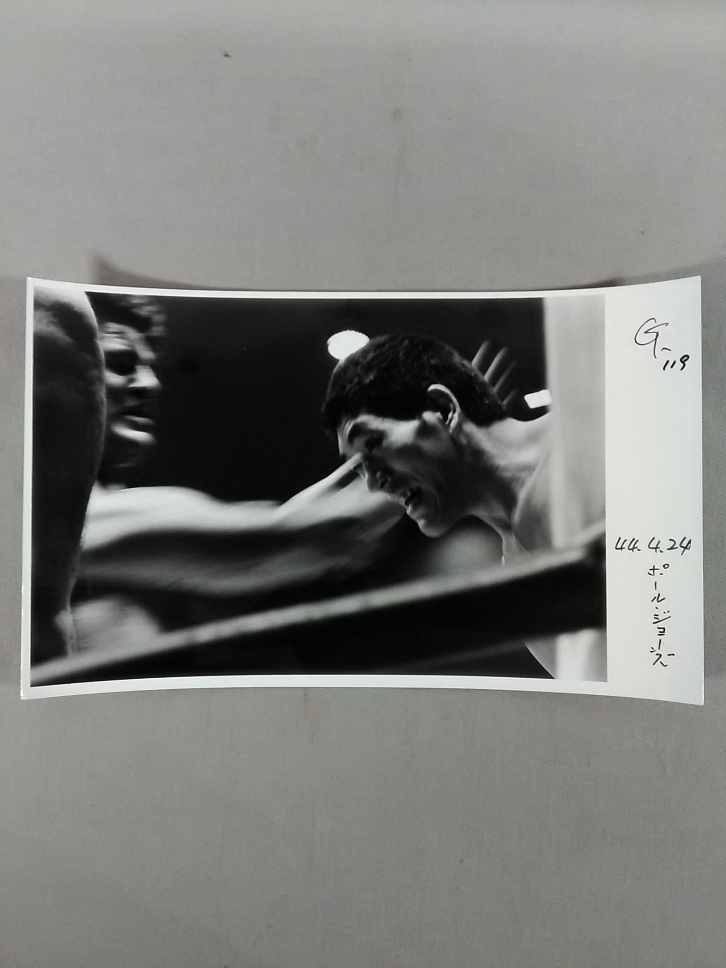 Giant Baba  vs Paul Jones Black and White Large format photo (2)