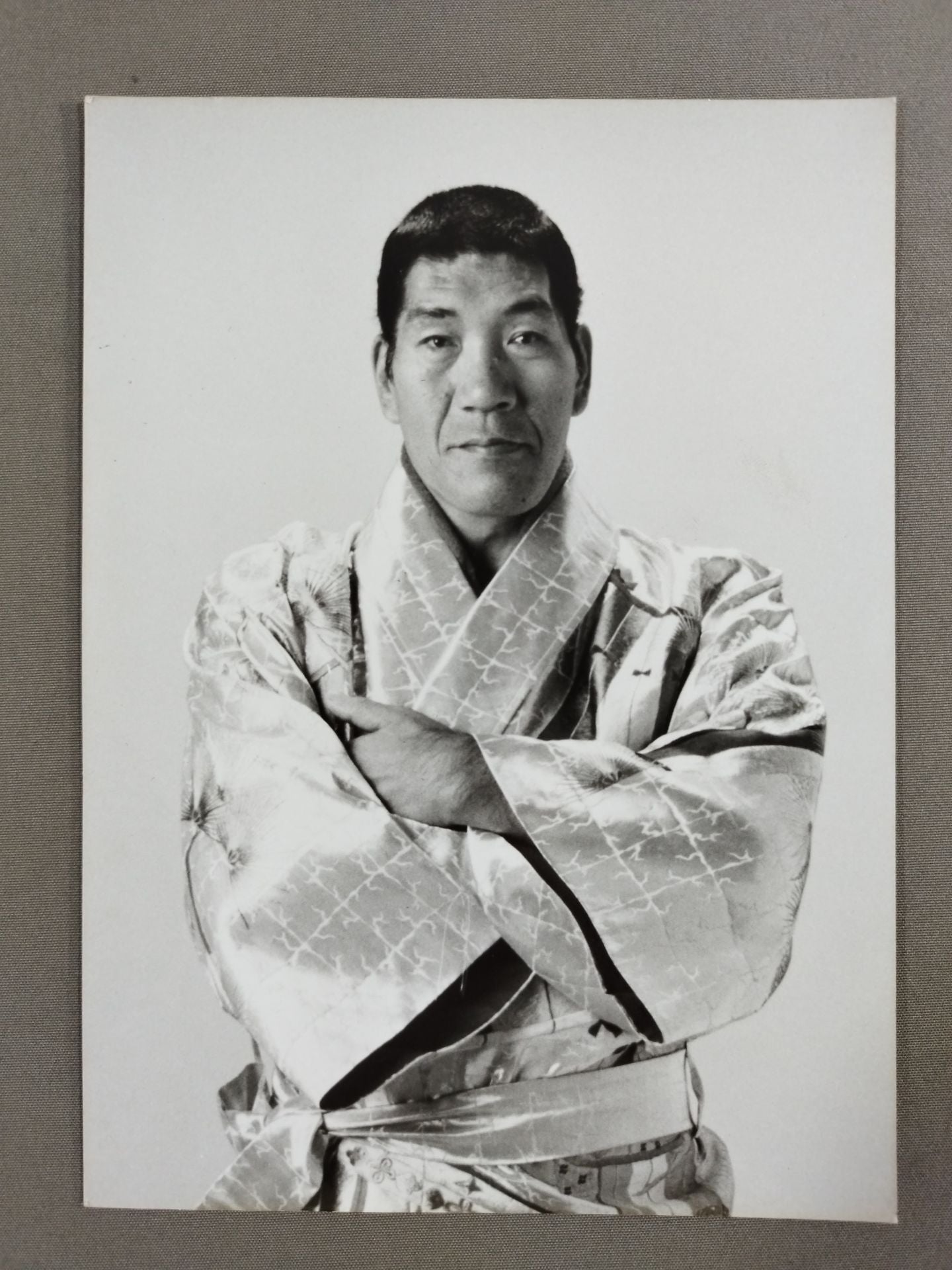 ジャイアント馬場 白黒ブロマイド(A-1)