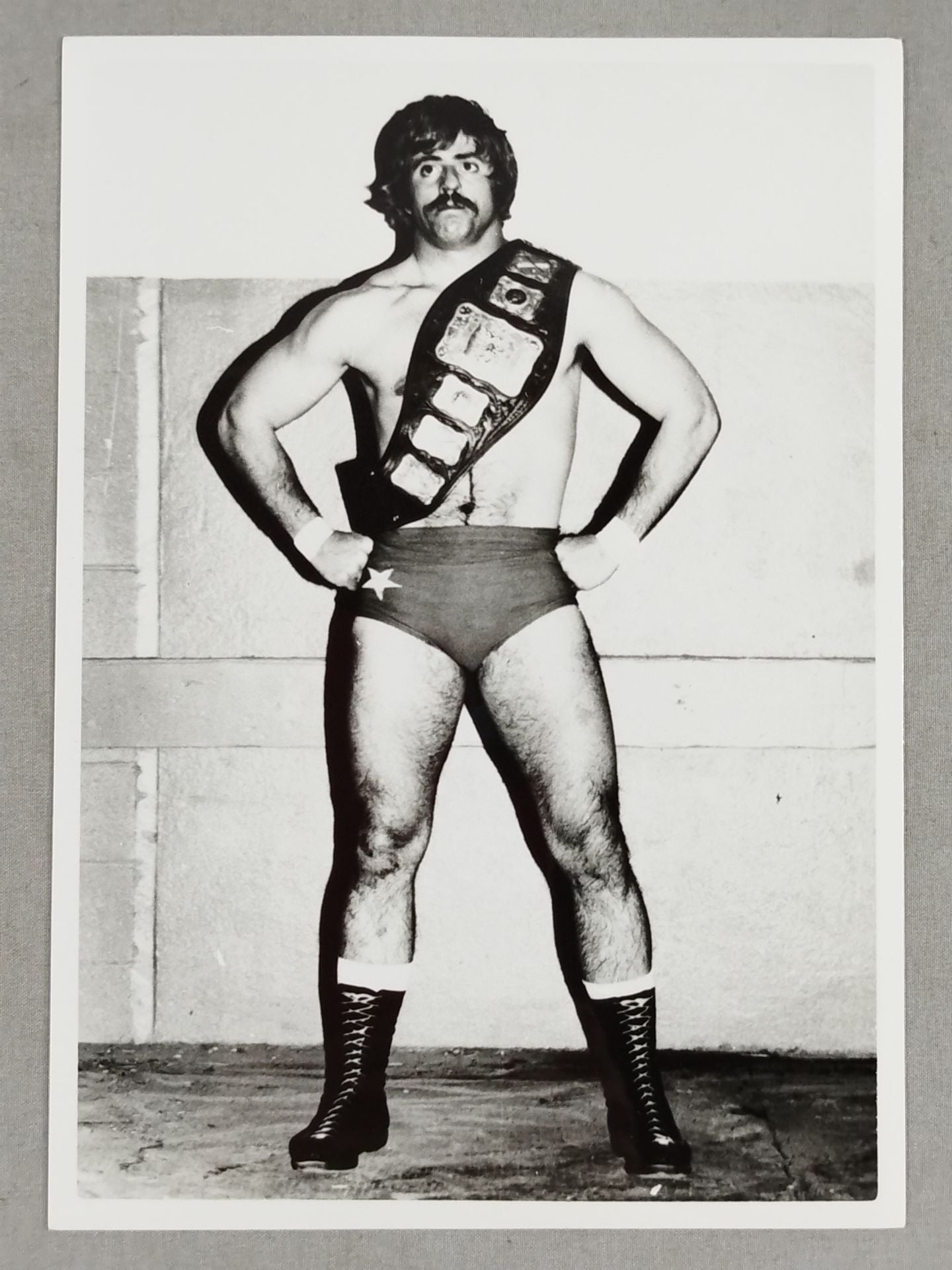 International Pro Wrestling Series Participating Foreign Fighters Black and White photo  Set