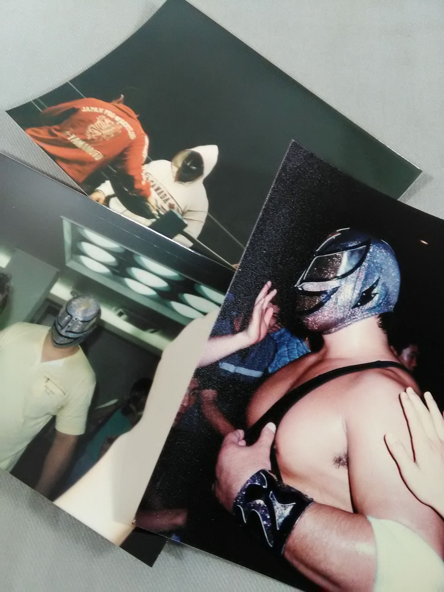 ★復活の魔神風車固め!!★ スーパー・ストロング・マシーン 生写真セット