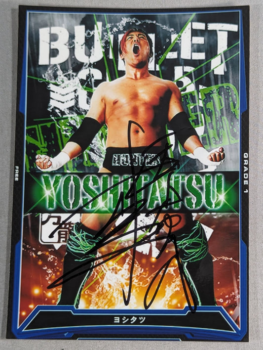 Yoshitatsu hand signed autograph  photo 