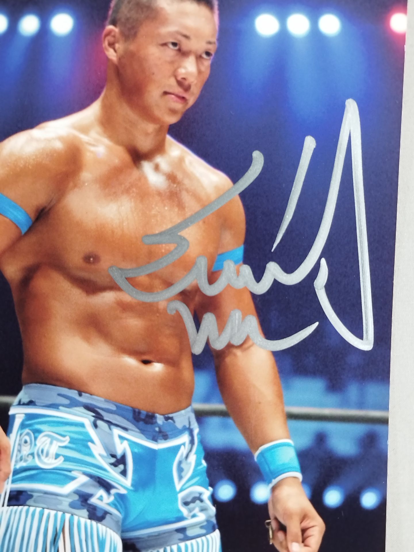 ★プロレス検定DS★ CIMA 直筆サイン入りブロマイド