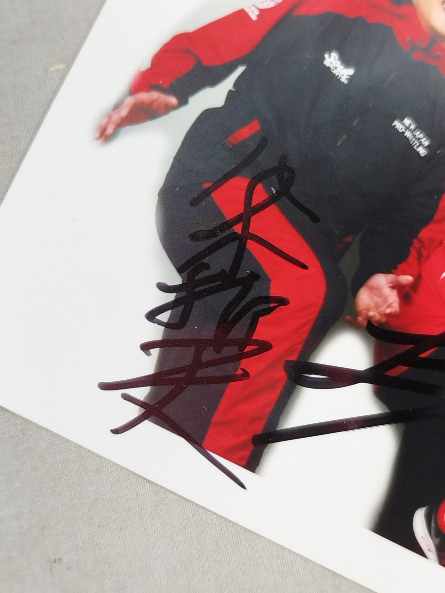 Liger & Taguchi & Narita & Yagi 4 fighters Hand signed autograph  official photo