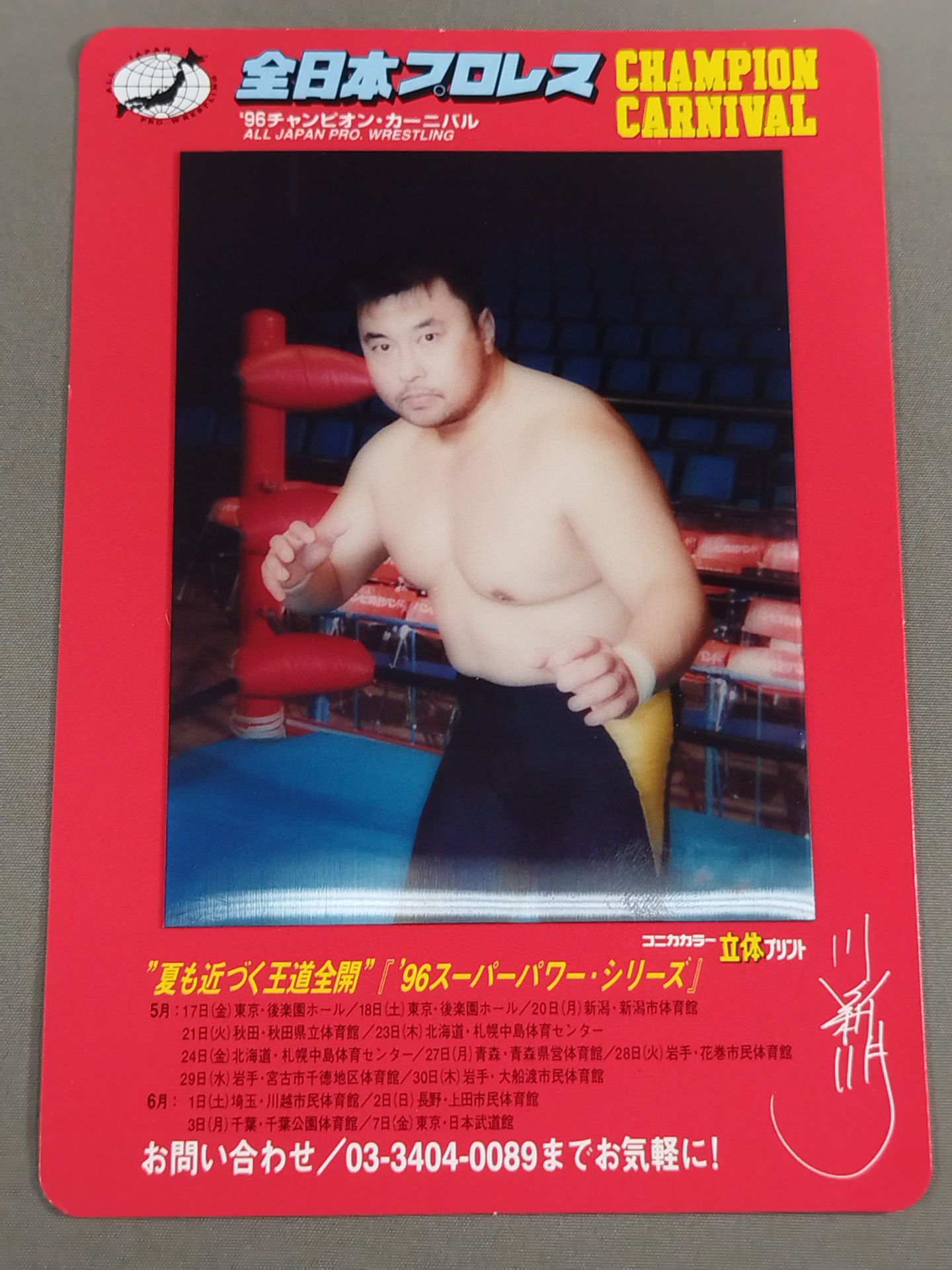 川田利明 コニカカラー立体プリント写真①