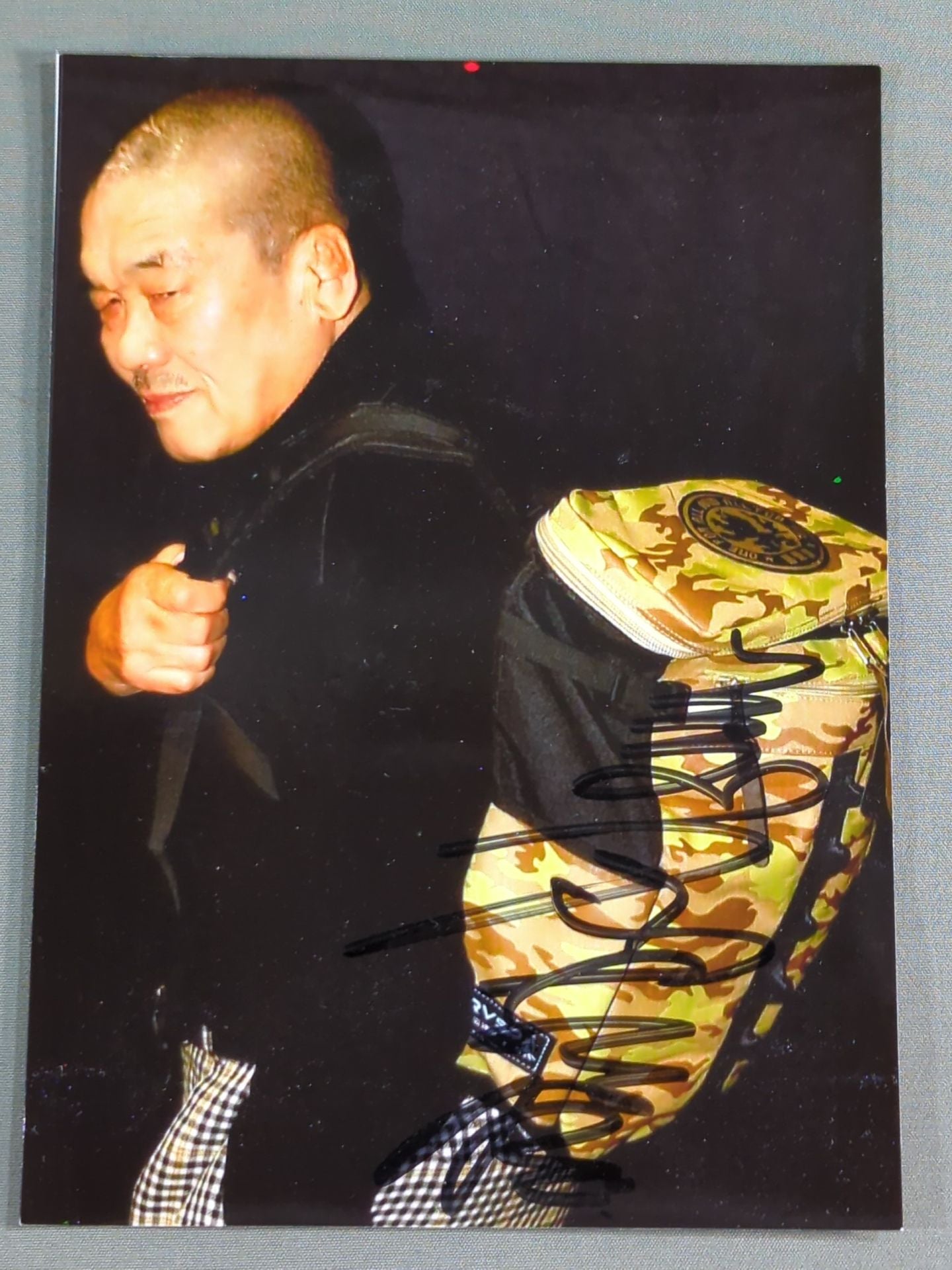 藤原喜明 直筆サイン入り写真①