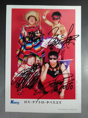 ロス・クアトロ・タバスコス 直筆サイン入りポートレート – 闘道館