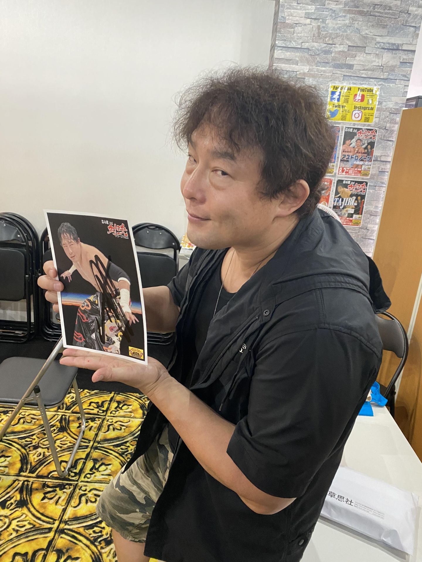 ★鈴木健.txt対決シリーズ TAJIRI編★TAJIRI 直筆サイン入りイベント限定ポートレート