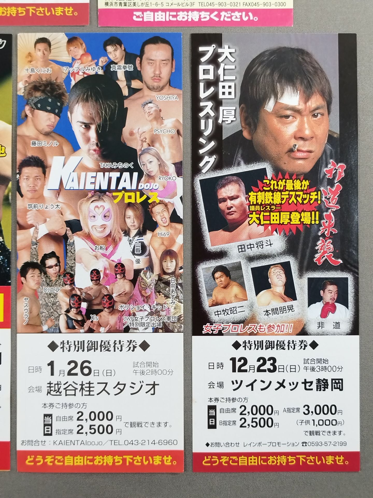 Domestic indie promotion  preferential ticket & spectator ticket set