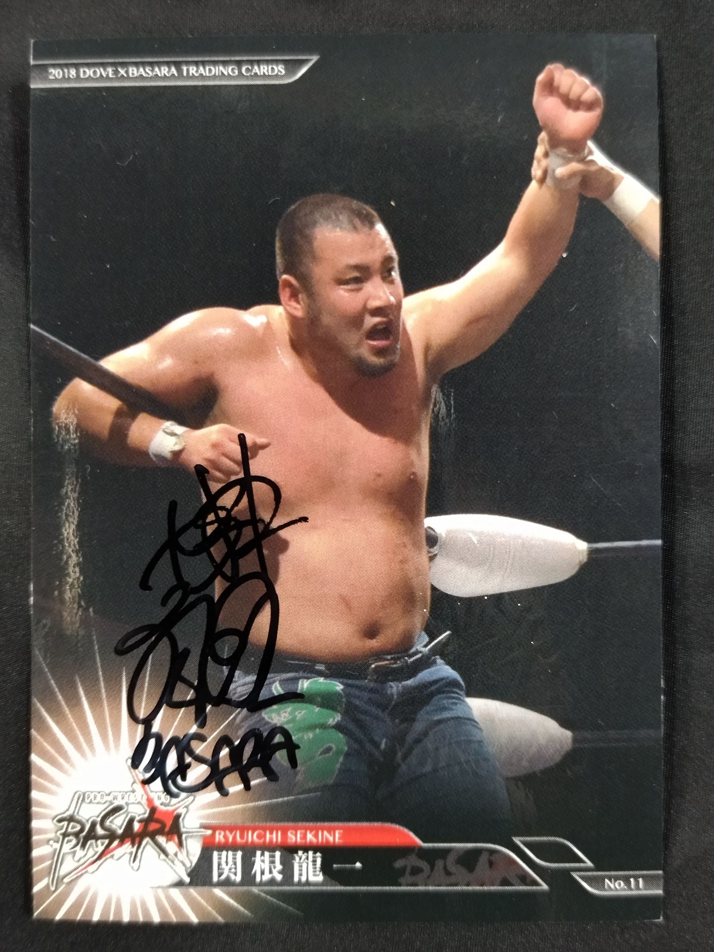 2018 Osaka Mixcha Ryuichi Sekine Official Autographed Card