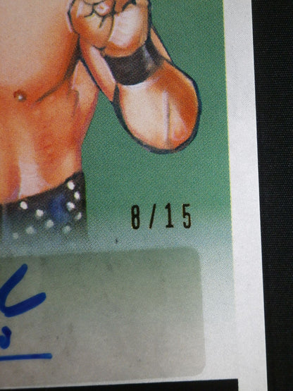 2018 Leaf Legend of Wrestling ケンドー・カシン 公式サインカード①