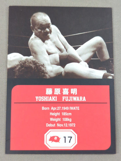 Team Full Swing Yoshiaki Fujiwara  Pro Wrestling card