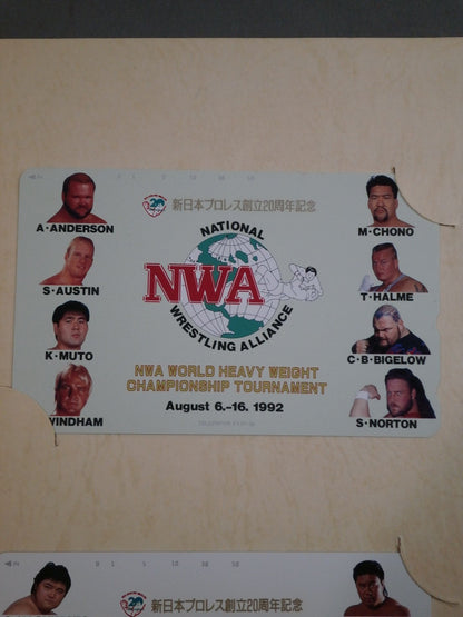 New Japan Pro Wrestling  20th Anniversary NWA WORLD HEAVY WEIGHT CHAMPIONSHIP TOURNAMENT