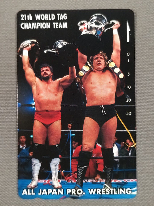 Steve Williams & Terry Gordy 21th WORLD TAG CHAMPION TEAM