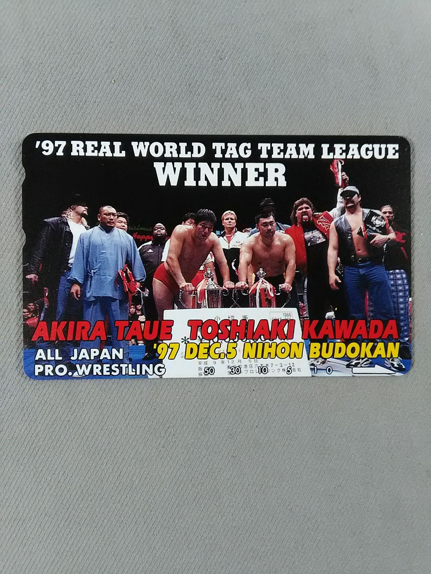 Toshiaki Kawada & Akira Taue  '97 REAL WORLD TAG TEAM LEAGUE WINNER