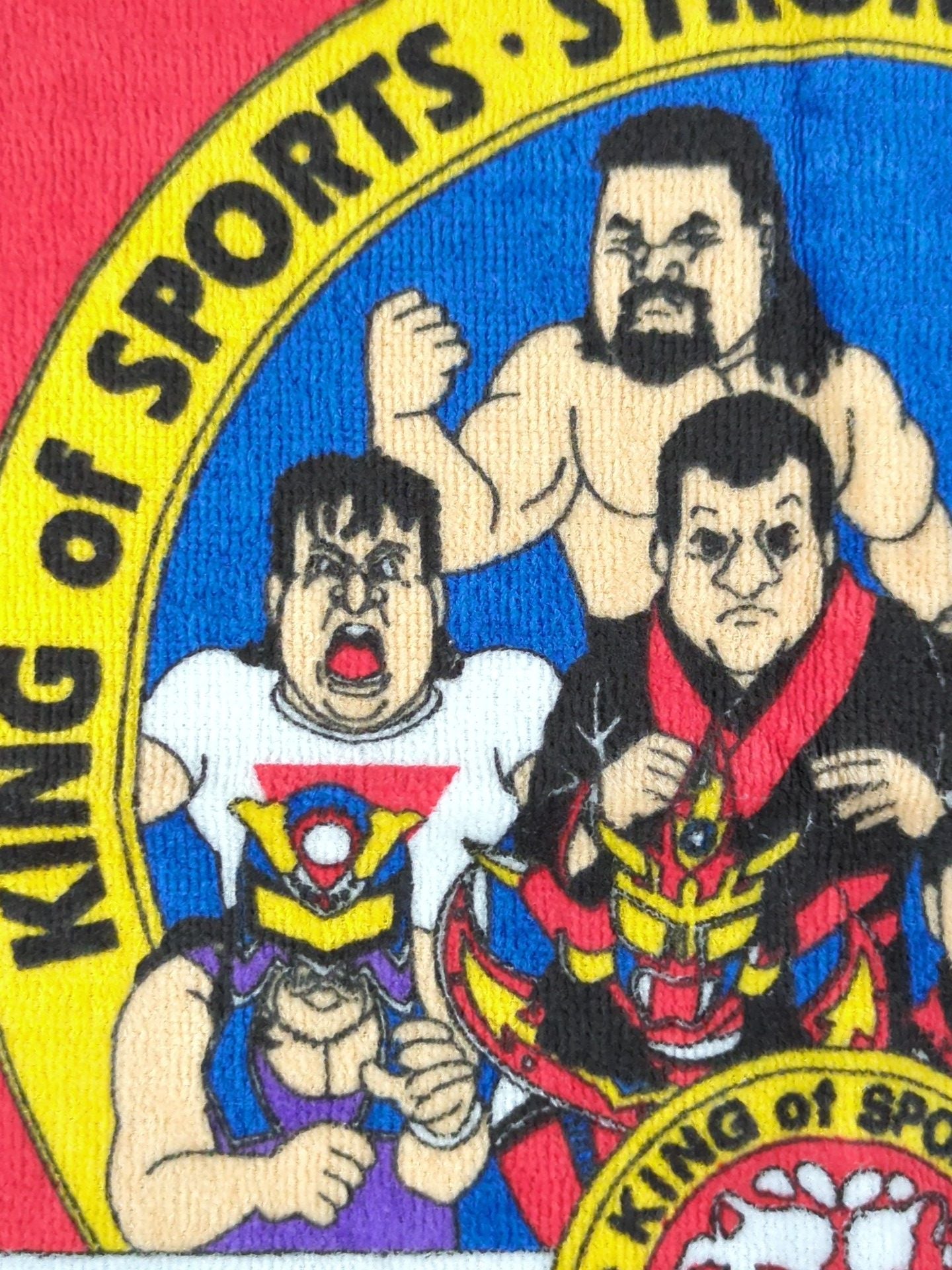★ ★ Original New Japan Pro Wrestling  "SUPER STARS" Fighters  illustration hand towel