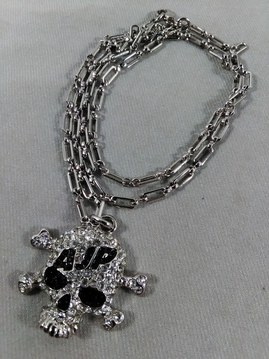 【Random×全Japan Pro Wrestling 】AJP Skull Pendant Necklace