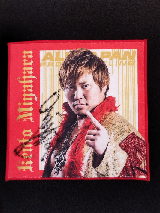【hand signed autograph】 All Japan Japan Pro WrestlingKento Miyahara  hand towel