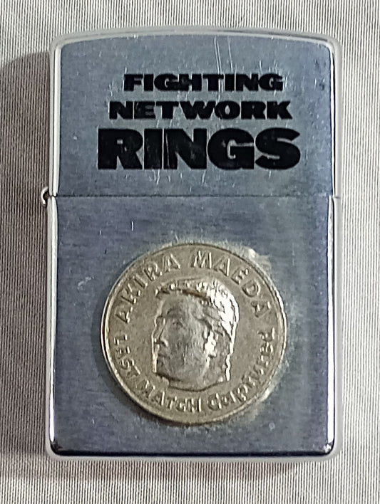 ★LAST MATCH Captured★ Akira Maeda Retirement Commemorative Limited ZIPPO
