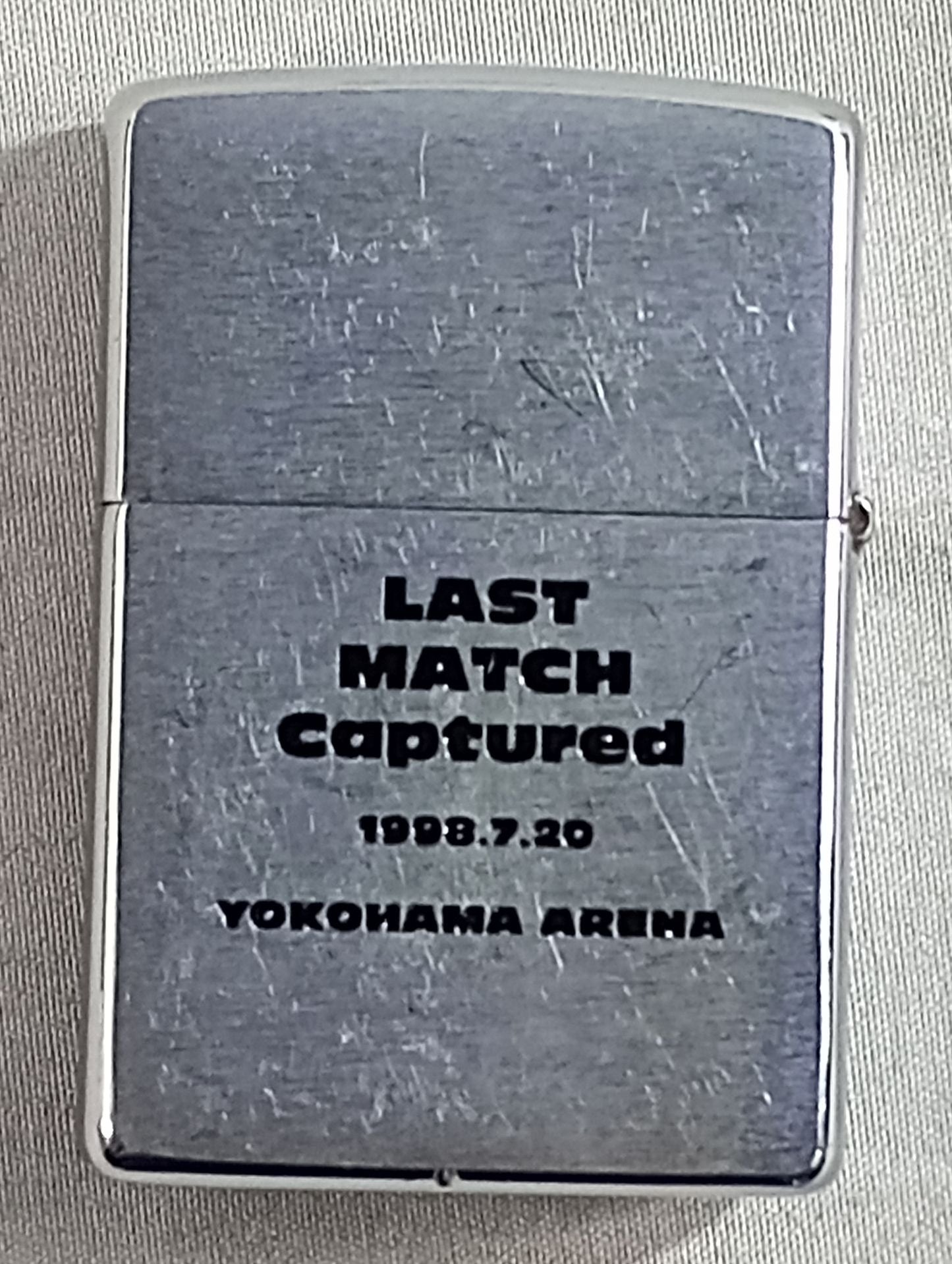 ★LAST MATCH Captured★ Akira Maeda Retirement Commemorative Limited ZIPPO