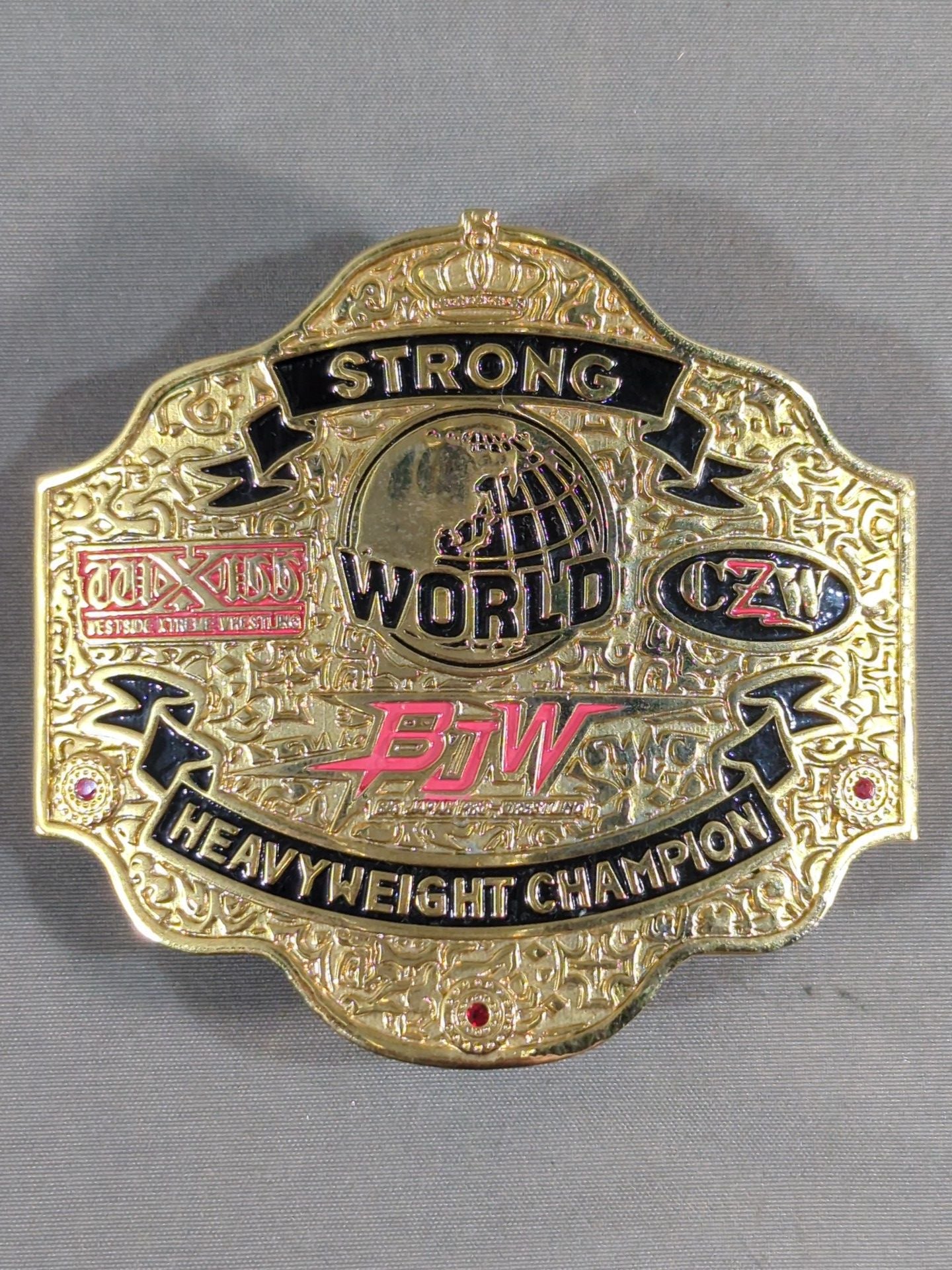 BJW World Strong Heavyweight Belt Buckle