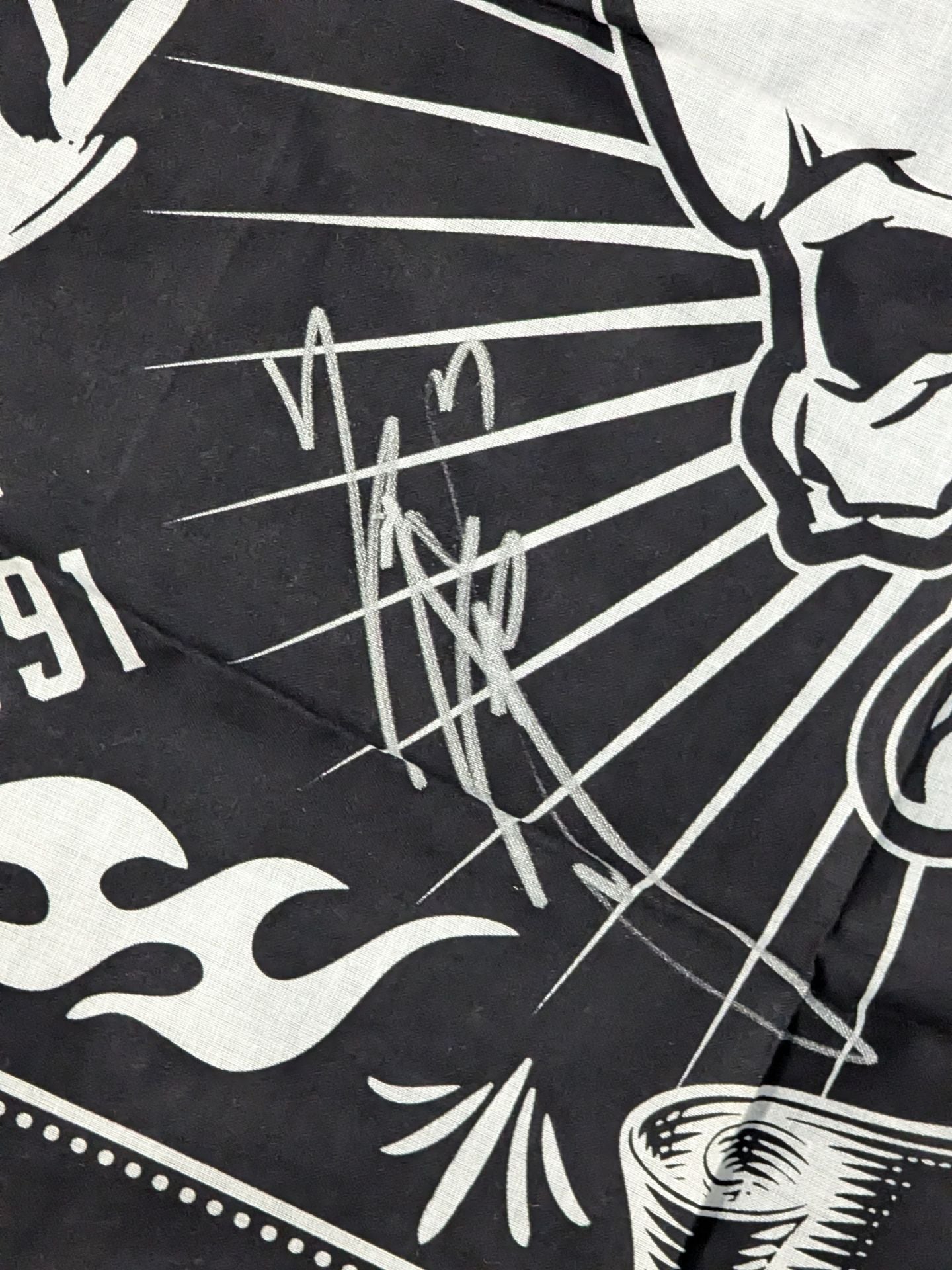 【Dick Togo  Autographed】DICK TOGO Bandana (A)