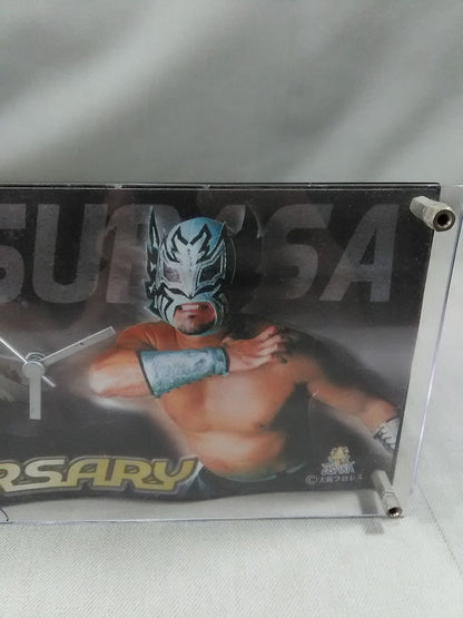 【hand signed autograph】  Tsubasa 10th ANNIVERSARY Table Clock