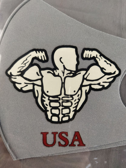 THE GYM Grey Mask