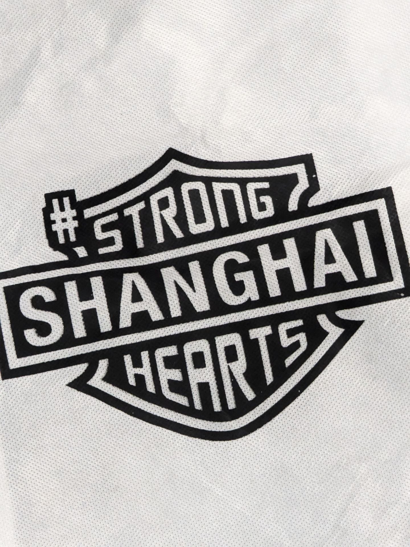 [3 fighters hand signed autograph 】#STRONGHEARTS Non-woven bag (white)
