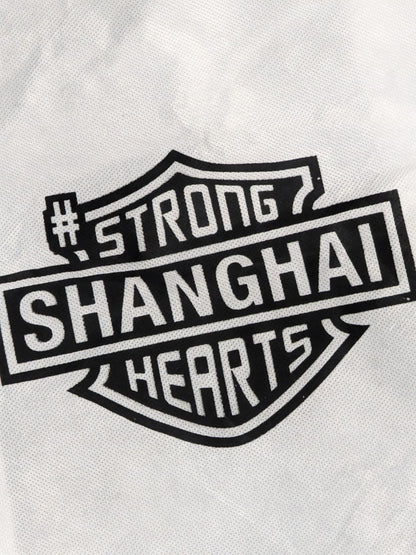 [3 fighters hand signed autograph 】#STRONGHEARTS Non-woven bag (white)