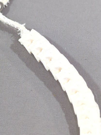 ★ ★ ARISTRIST Python Bone Necklace (White)